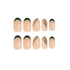 12 Sizes-24 Pcs Press On Nails JP1521