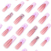 12 Sizes-24 Pcs Press On Nails JP4304