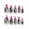 12 Sizes-24 Pcs Press On Nails JP2808