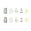12 Sizes-24 Pcs Press On Nails JP1375