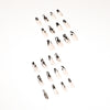 12 Sizes-24 Pcs Press On Nails JP1516