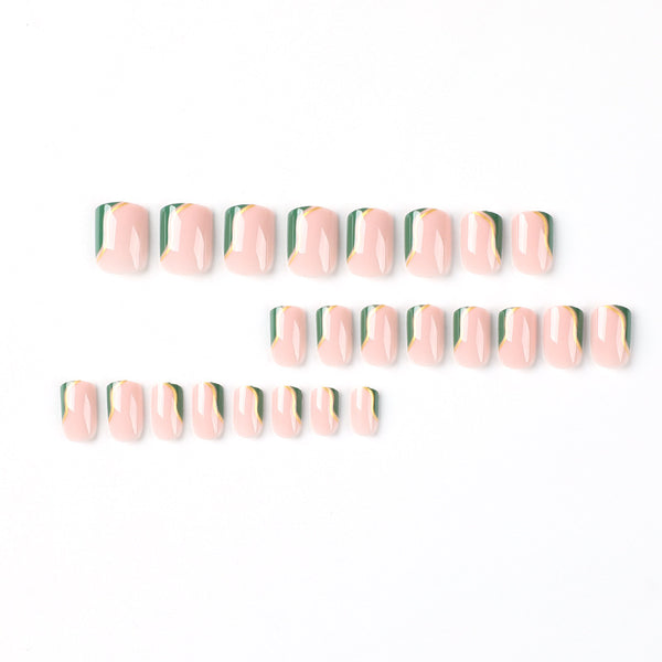 12 Sizes-24 Pcs Press On Nails JP2082