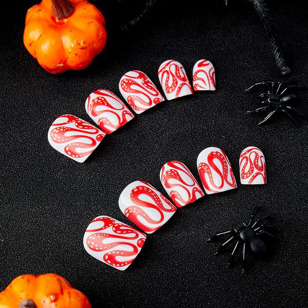12 Sizes-24 Pcs Press On Nails W896