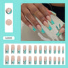 12 Sizes-24 Pcs Press On Nails G008
