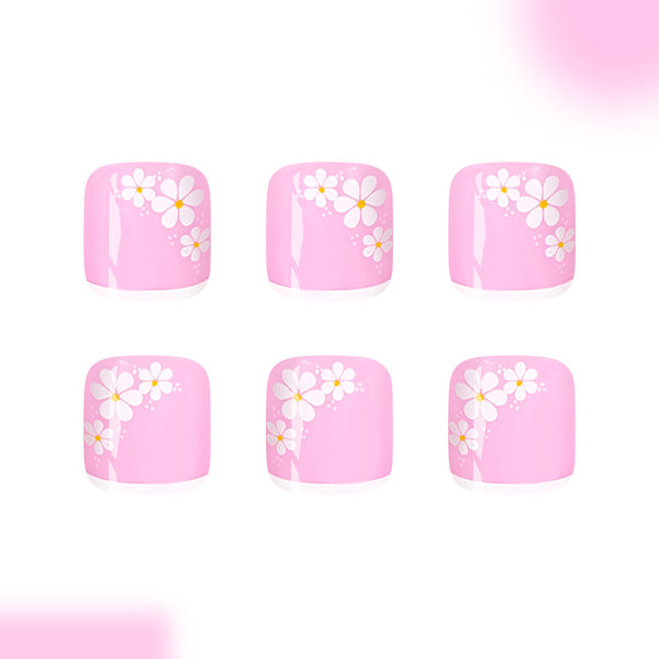 12 Sizes-24 Pcs Press On Nails C1193