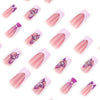 12 Sizes-24 Pcs Press On Nails JP4222