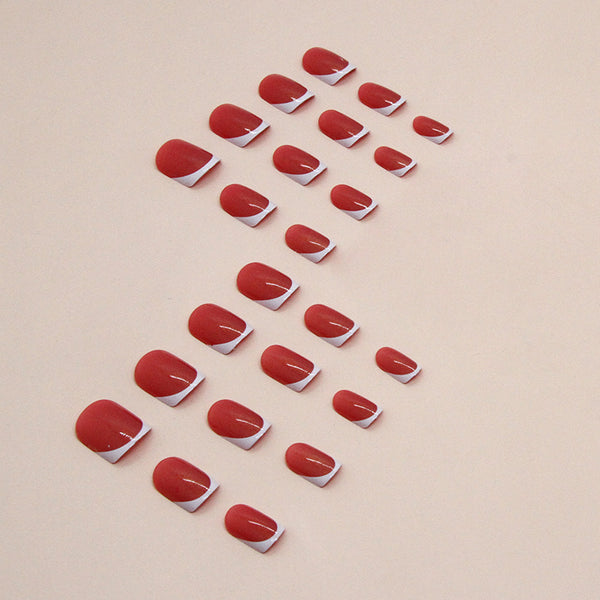 12 Sizes-24 Pcs Press On Nails W1363