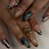 12 Sizes-24 Pcs Press On Nails JP3533