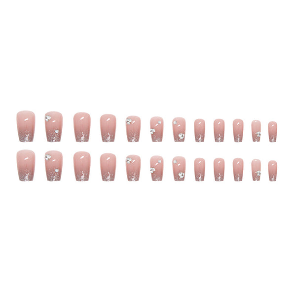 12 Sizes-24 Pcs Press On Nails Z681