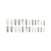 12 Sizes-24 Pcs Press On Nails D022