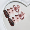 12 Sizes-24 Pcs Press On Nails W1977