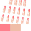 12 Sizes-24 Pcs Press On Nails JP1617
