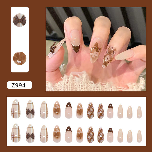 12 Sizes-24 Pcs Press On Nails Z994