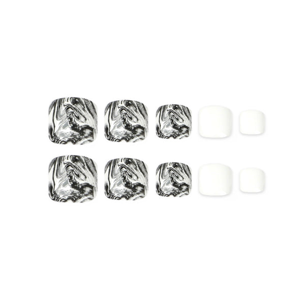 12 Sizes-24 Pcs Press On Nails JP1662