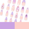 12 Sizes-24 Pcs Press On Nails JP3503