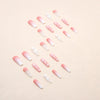 12 Sizes-24 Pcs Press On Nails W320