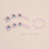 12 Sizes-24 Pcs Press On Nails F075