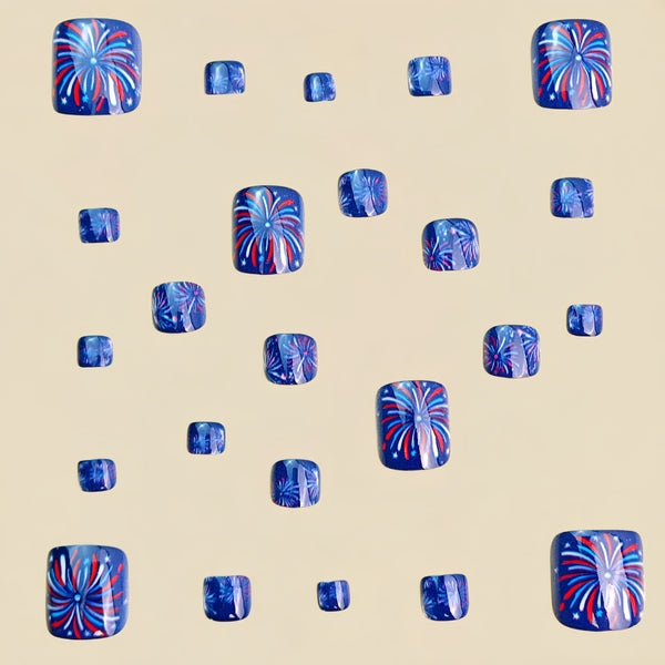 12 Sizes-24 Pcs Press On Nails Y1965