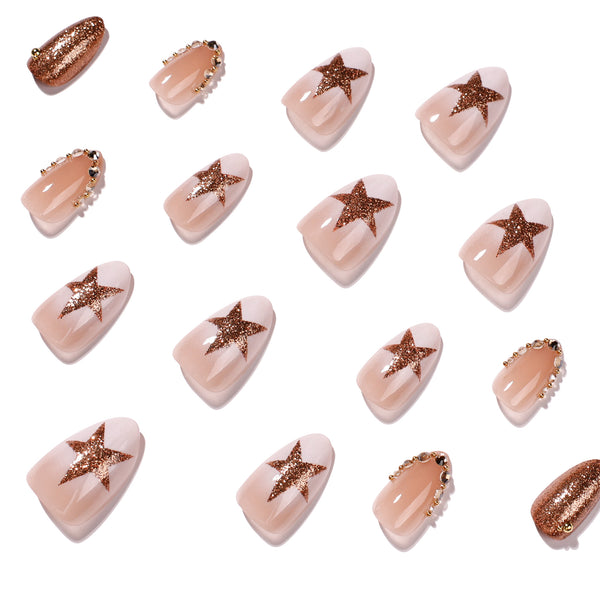 12 Sizes-24 Pcs Press On Nails JP4391