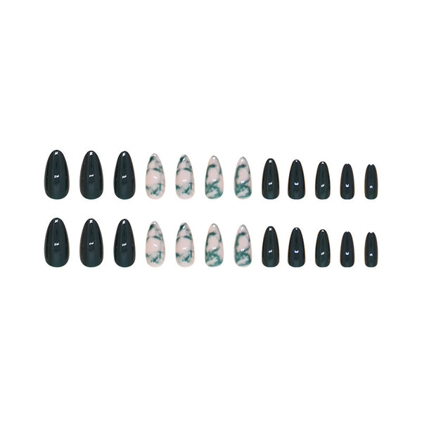 12 Sizes-24 Pcs Press On Nails W1526