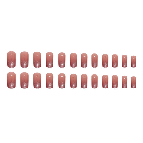 12 Sizes-24 Pcs Press On Nails W1308