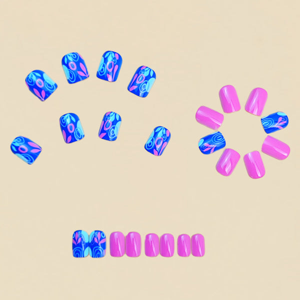 12 Sizes-24 Pcs Press On Nails Y779