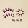 12 Sizes-24 Pcs Press On Nails Y003