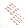 12 Sizes-24 Pcs Press On Nails JP1325