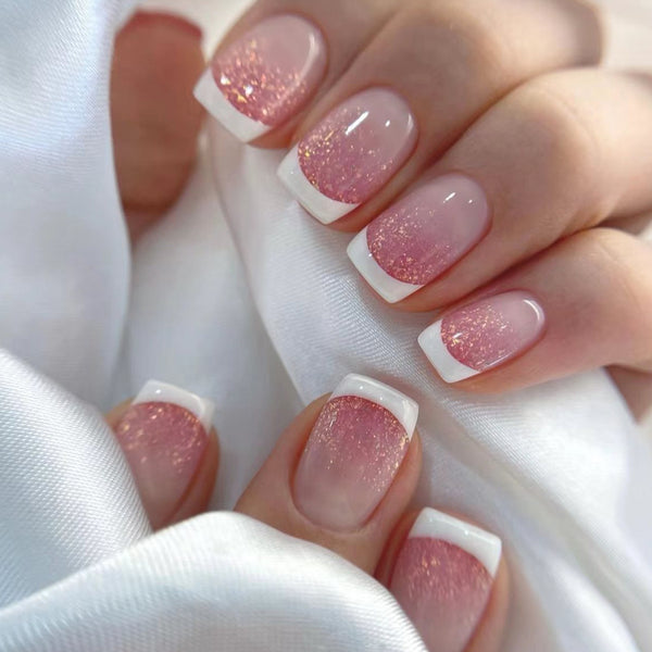 12 Sizes-24 Pcs Press On Nails C628