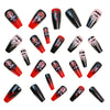 12 Sizes-24 Pcs Press On Nails Y890