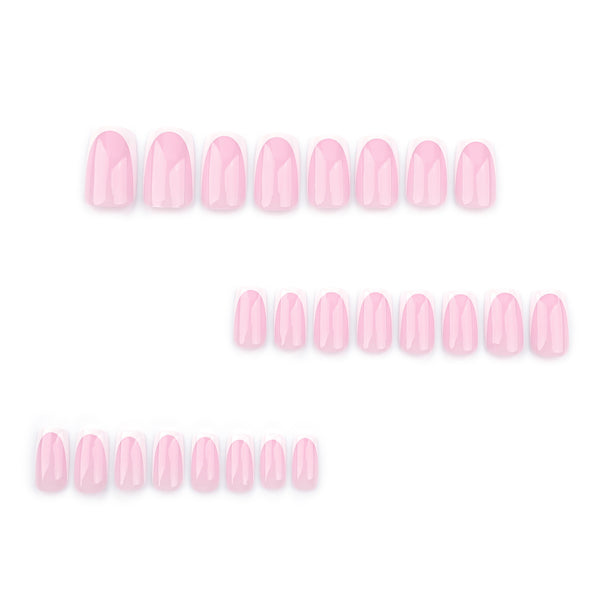 12 Sizes-24 Pcs Press On Nails JP3556