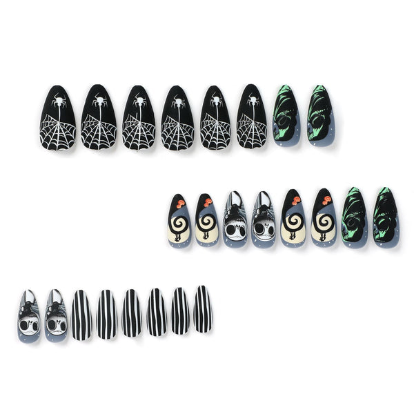 12 Sizes-24 Pcs Press On Nails JP2516