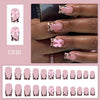 12 Sizes-24 Pcs Press On Nails C830