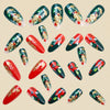 12 Sizes-24 Pcs Press On Nails Y1255