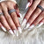 12 Sizes-24 Pcs Press On Nails JP1679