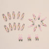 12 Sizes-24 Pcs Press On Nails W512