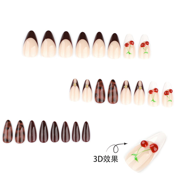 12 Sizes-24 Pcs Press On Nails JP3999