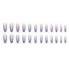 12 Sizes-24 Pcs Press On Nails Z651