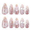 12 Sizes-24 Pcs Press On Nails JP3857