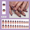 12 Sizes-24 Pcs Press On Nails W1607