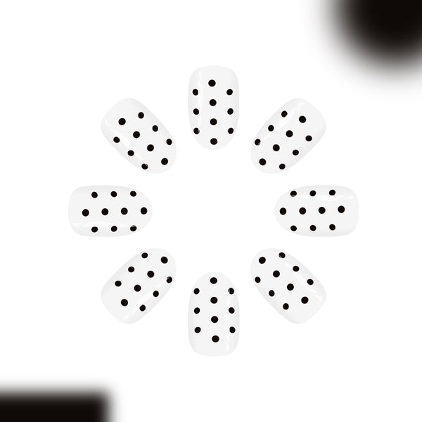 12 Sizes-24 Pcs Press On Nails C1695