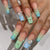 12 Sizes-24 Pcs Press On Nails Z984