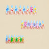 12 Sizes-24 Pcs Press On Nails Y1394