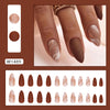 12 Sizes-24 Pcs Press On Nails W1489
