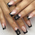 12 Sizes-24 Pcs Press On Nails C487