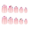 12 Sizes-24 Pcs Press On Nails JP4312