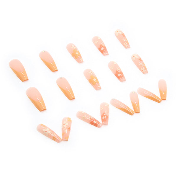 12 Sizes-24 Pcs Press On Nails Z366