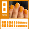 12 Sizes-24 Pcs Press On Nails C1834