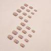 12 Sizes-24 Pcs Press On Nails R781