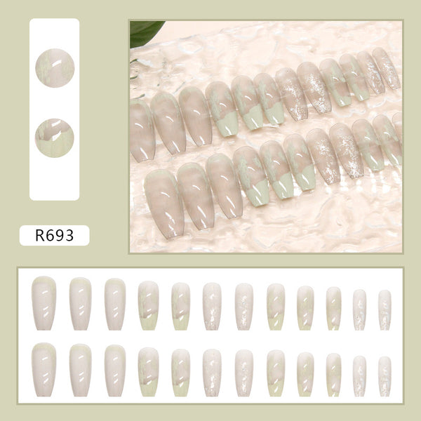 12 Sizes-24 Pcs Press On Nails R687